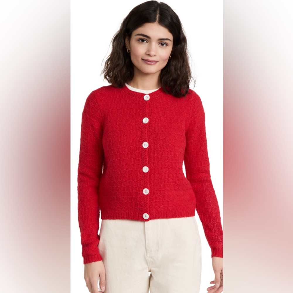 Alex Mill Ruby Honeycomb Cardigan in XS